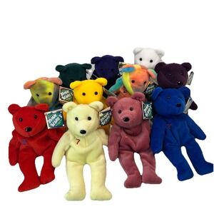 Bamm Beanos Stuffed Plush‎ Baseball Beanies Lot 11 Read